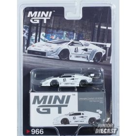   Mini GT LAMBORGHINI COUNTACH LB-WORKS WHITE TOKYO AUTO SALON 2024