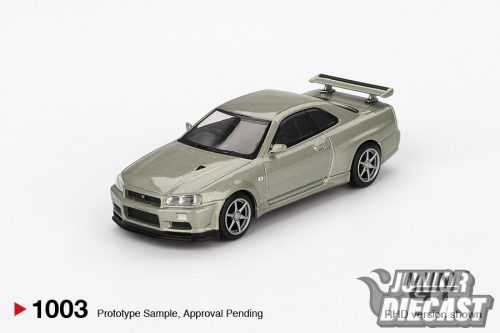 Mini GT NISSAN SKYLINE GT-R (R34) V- SPEC II NÜR MILLENIUM JADE 2002 