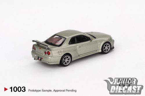 Mini GT NISSAN SKYLINE GT-R (R34) V- SPEC II NÜR MILLENIUM JADE 2002 
