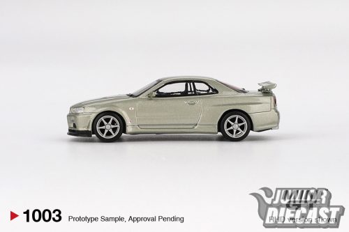 Mini GT NISSAN SKYLINE GT-R (R34) V- SPEC II NÜR MILLENIUM JADE 2002 