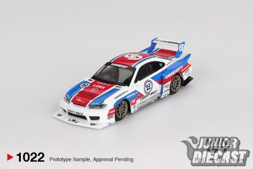 (Előrendelés) Mini GT NISSAN SILVIA S15 LB-SUPER SILHOUETTE GARASIDRIFT X LBWK 2025 (dobozos)