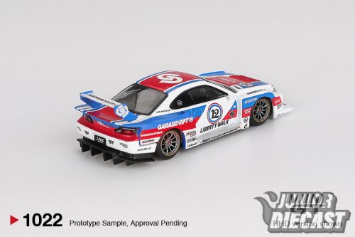 Mini GT NISSAN SILVIA S15 LB-SUPER SILHOUETTE GARASIDRIFT X LBWK 2025 (dobozos)