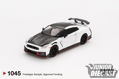 Mini GT NISSAN GTR (35) NISMO BRILLIANT WHITE PEARL 2024 