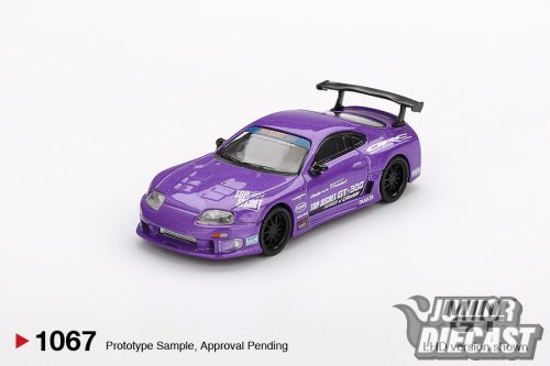(Előrendelés) Mini GT TOYOTA SUPRA MK4 (A80) TOP SECRET GT-300 TOP SECRET PURPLE 2014 (bliszteres)