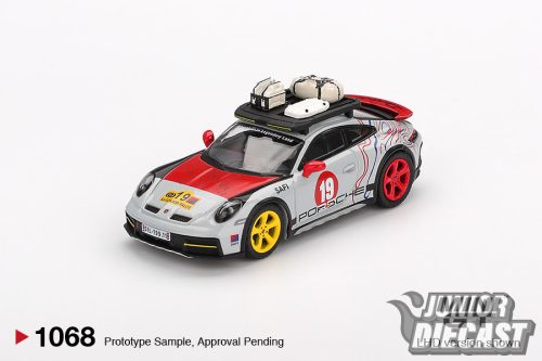 (Előrendelés) Mini GT PORSCHE 911 (992) DAKAR "UNCLE RALLY" 2024 (bliszteres)
