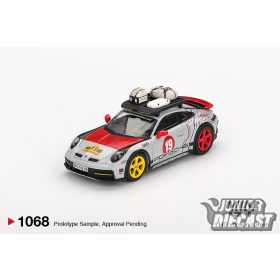   Mini GT PORSCHE 911 (992) DAKAR "UNCLE RALLY" 2024 (dobozos)
