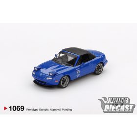   Mini GT MAZDA MX-5 MIATA TUNED  VERSION DARK BLUE 1990 (dobozos)