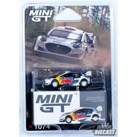   Mini GT FORD PUMA RALLY 1 #16 M- SPORT FORD WRT RALLY FINLAND 3RD  PLACE 2004 (bliszteres)