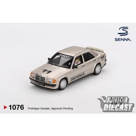   Mini GT MERCEDES-BENZ 190E 2.3-16 #11 AYRTON SENNA W/ FIGURE RACE OF CHAMPIONS 1984 (dobozos)