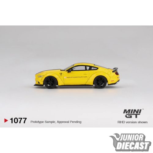 Mini GT FORD MUSTANG LB-WORKS TRIPLE YELLOW 2015 (dobozos)
