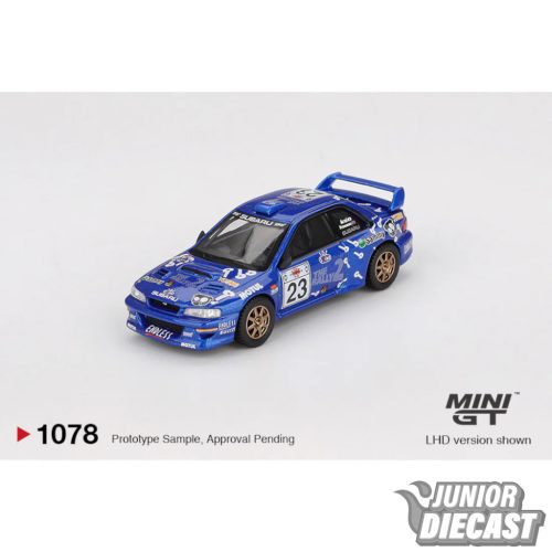 (Előrendelés) Mini GT Subaru Impreza WRC99 #23 2000 Acropolis Rally (bliszteres)