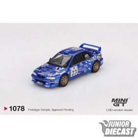   Mini GT SUBARU IMPREZA WRC99 ACROPOLIS RALLY #23 2000 (dobozos)