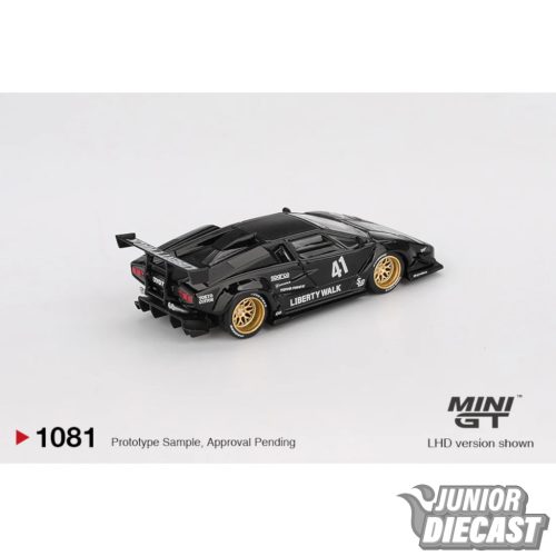 Mini GT LAMBORGHINI COUNTACH LB- WORKS BLACK 2024 (dobozos)