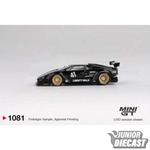 Mini GT LAMBORGHINI COUNTACH LB- WORKS BLACK 2024 (dobozos)