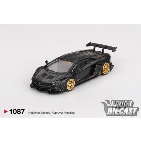   Mini GT LAMBORGHINI AVENTADOR LB- WORKS LIMITED EDITION MATTE  BLACK 2025 (dobozos)