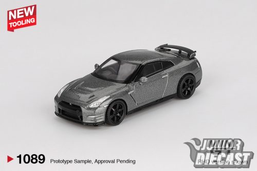 (Előrendelés) Mini GT NISSAN GTR (R35) CRS VERSION DARK METAL GRAY 2013 (dobozos)