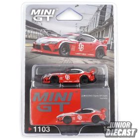 Mini GT TOYOTA GR SUPRA LB-WORKS RED/WHITE 2025 (bliszter)