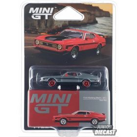 Mini GT 1971 FORD MUSTANG MACH 1 CHASE CAR (sérült)
