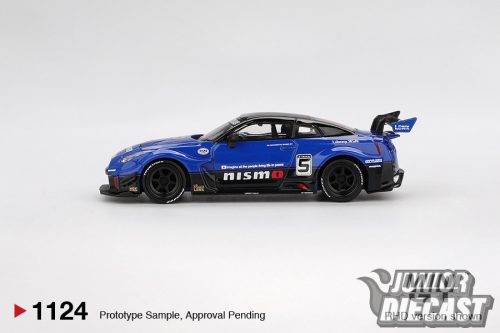Mini GT NISSAN GTR R35 LB-SILHOUETTE WORKS GT BLUE 2025 