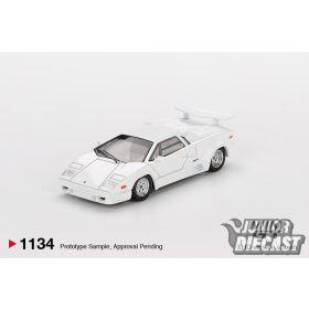   Mini Gt LAMBORGHINI COUNTACH 25TH ANNIVERSARY WHITE 1989 (dobozos)