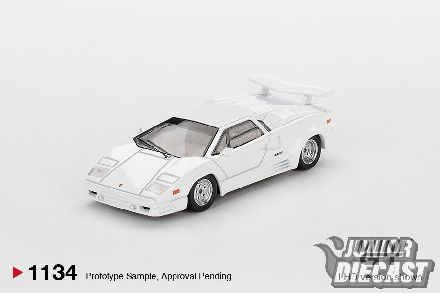 ミニカー Lamborghini Countach 25th Anniversary 1989 Lamborghini Countach 25th Anniversary - WOB Cars