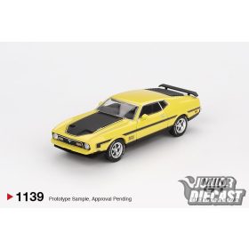 Mini GT FORD MUSTANG MACH 1 GRABBER YELLOW 1971 (dobozos)
