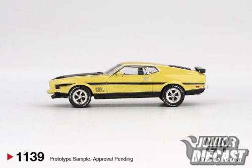 Mini GT FORD MUSTANG MACH 1 GRABBER YELLOW 1971 (dobozos)