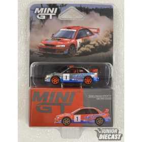 Mini GT SUBARU IMPREZA WRC97 #1 DRM CHAMPION 1999 (CHASE)