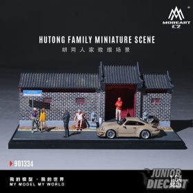   (Előrendelés) More Art 1/64 Hut Neighborhood Miniature Scene Model