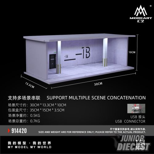 (Előrendelés) More Art Underground Parking Lot Scene - Light-Up Edition