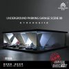 (Előrendelés) More Art Underground Parking Garage Series Lighted Assembly Scene Model