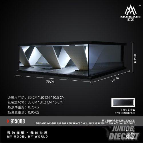 (Előrendelés) More Art Underground Parking Garage Series Lighted Assembly Scene Model