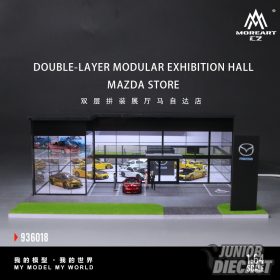   (Előrendelés) More Art Double-layer Assembly Exhibition Mazda Store Simulation Model
