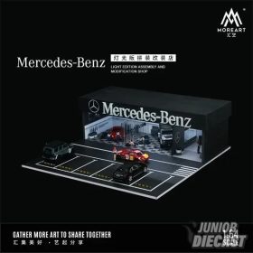 More Art Mercedes Store Lighted Scenario