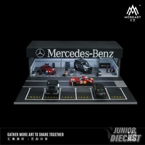 More Art Mercedes Store Lighted Scenario