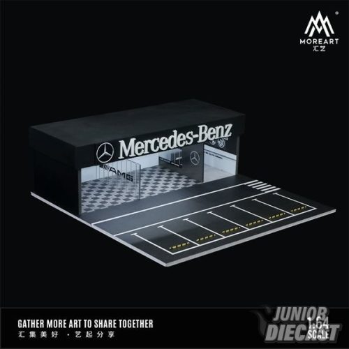 More Art Mercedes Store Lighted Scenario