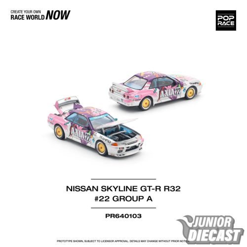 (Előrendelés) Pop Race Nissan Skyline GT-R R32 #22 Axia Group A