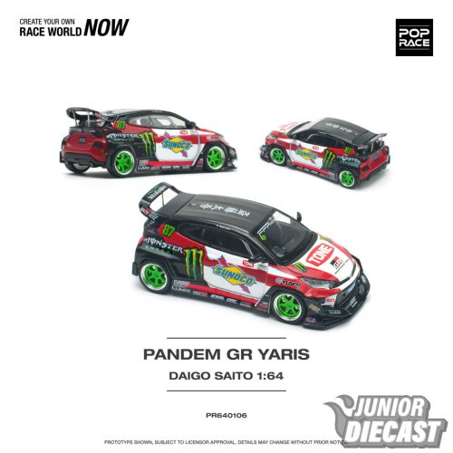 Pop Race Toyota Pandem GR Yaris Daigo Saito