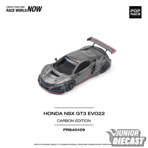 (Előrendelés) Pop Race Honda NSX GT3 Evo22, carbon edition