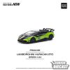 (Előrendelés) Pop Race Lamborghini Huracan STO (LP640-2 10 Anniversario, zöld/fekete