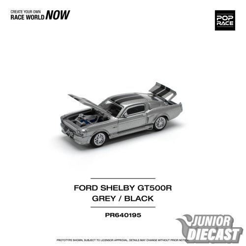 Pop Race 1967 Shelby Mustang GT500, szürke/fekete