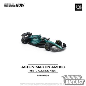   (Előrendelés) Pop Race Aston Martin AMR23 F1 #14 Fernando Alonso, zöld/fekete