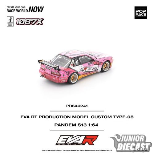 (Előrendelés) Pop Race Pandem Silvia S13 Eva RT Production Model Custom Type-08