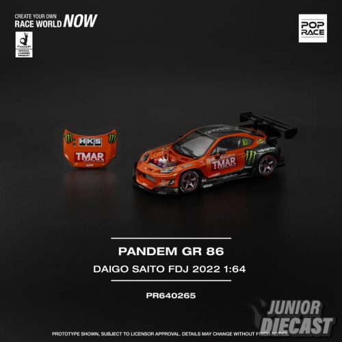 (Előrendelés) Pop Race 2022 Pandem GR 86 Daigo Saito FDJ