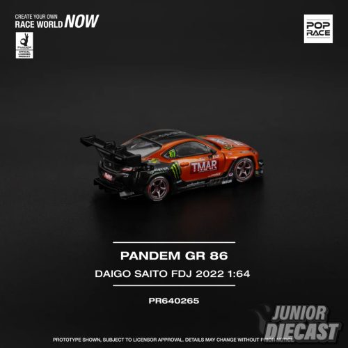 (Előrendelés) Pop Race 2022 Pandem GR 86 Daigo Saito FDJ