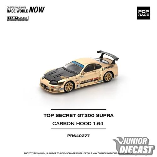 (Előrendelés) Pop Race Top Secret GT300 Supra, carbon hood