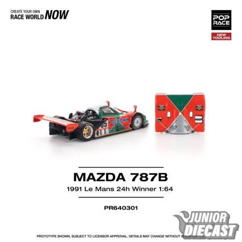 (Előrendelés) Pop Race 1991 Mazda 787B Le Mans 24h Winner