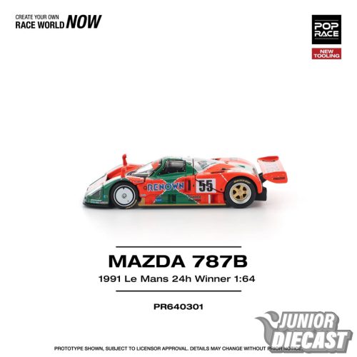 (Előrendelés) Pop Race 1991 Mazda 787B Le Mans 24h Winner