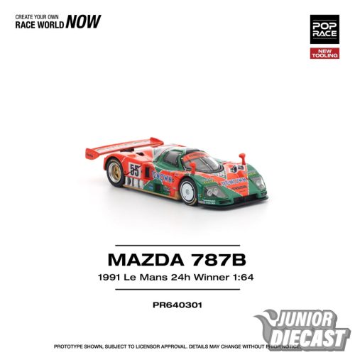 (Előrendelés) Pop Race 1991 Mazda 787B Le Mans 24h Winner