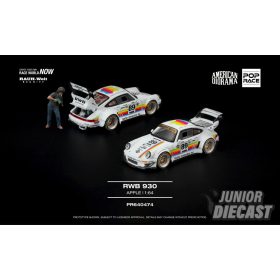   (Előrendelés) Pop Race RWB 930 APPLE with Akira Nakai Figure (Figurával együtt)